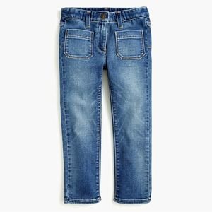 Crewcuts J. Crew Girls Straight Leg Jeans Medium Wash AA884 Size 12